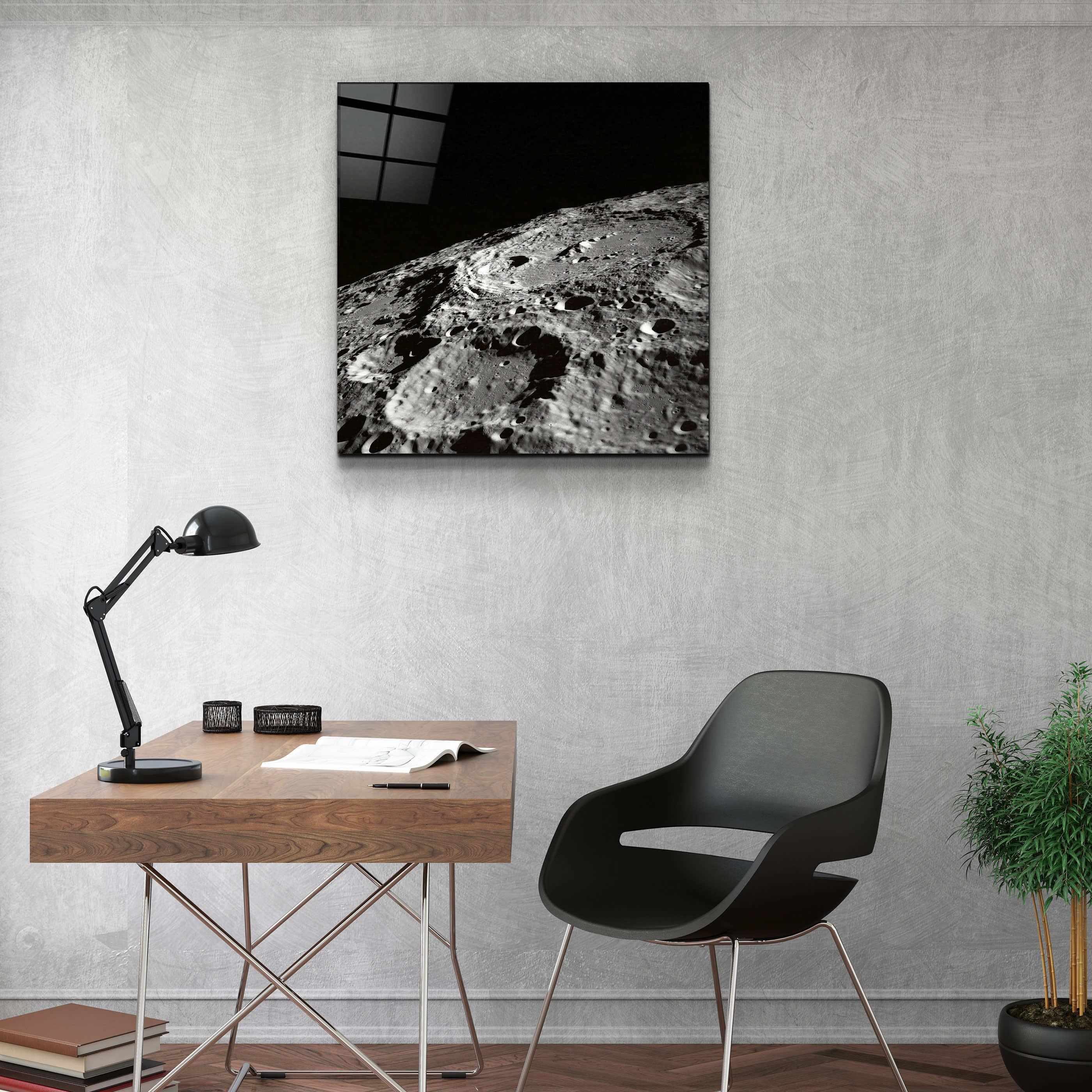 ."On the Moon". Designer's Collection Glass Wall Art - ArtDesigna Glass Printing Wall Art