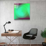 ."Green Hypnosis". Designer's Collection Glass Wall Art - ArtDesigna Glass Printing Wall Art