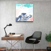 ."Pastel Patterns V2". Designer's Collection Glass Wall Art - ArtDesigna Glass Printing Wall Art