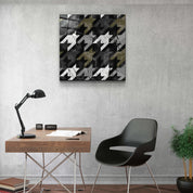 ."Bat Marble V2". Designer's Collection Glass Wall Art - ArtDesigna Glass Printing Wall Art