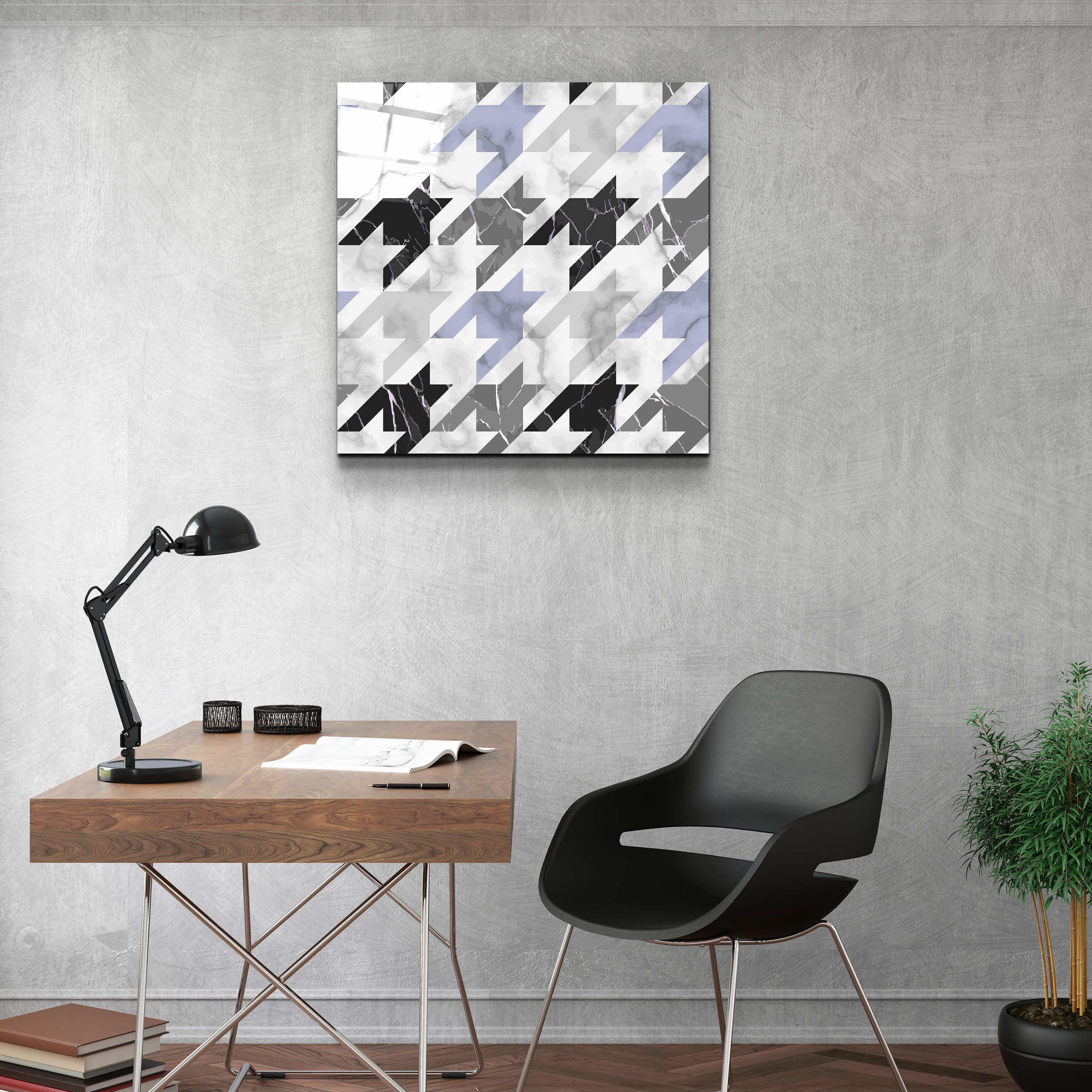 ."Bat Marble V3". Designer's Collection Glass Wall Art - ArtDesigna Glass Printing Wall Art