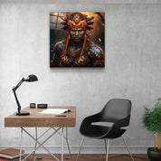 ."Warriors 3". Secret World Collection Glass Wall Art - ArtDesigna Glass Printing Wall Art
