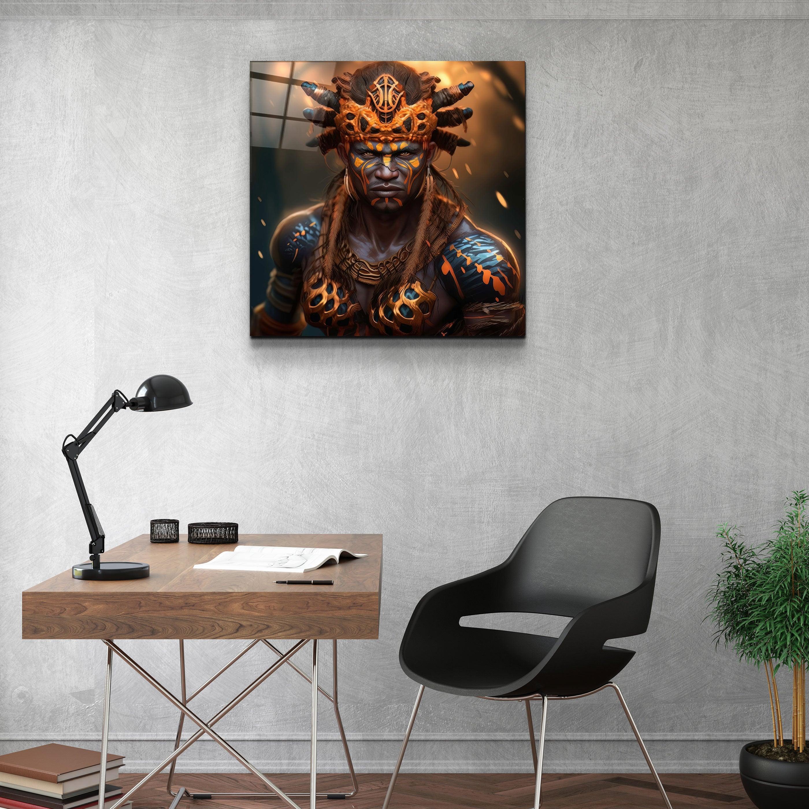 ."Warriors 3". Secret World Collection Glass Wall Art - ArtDesigna Glass Printing Wall Art