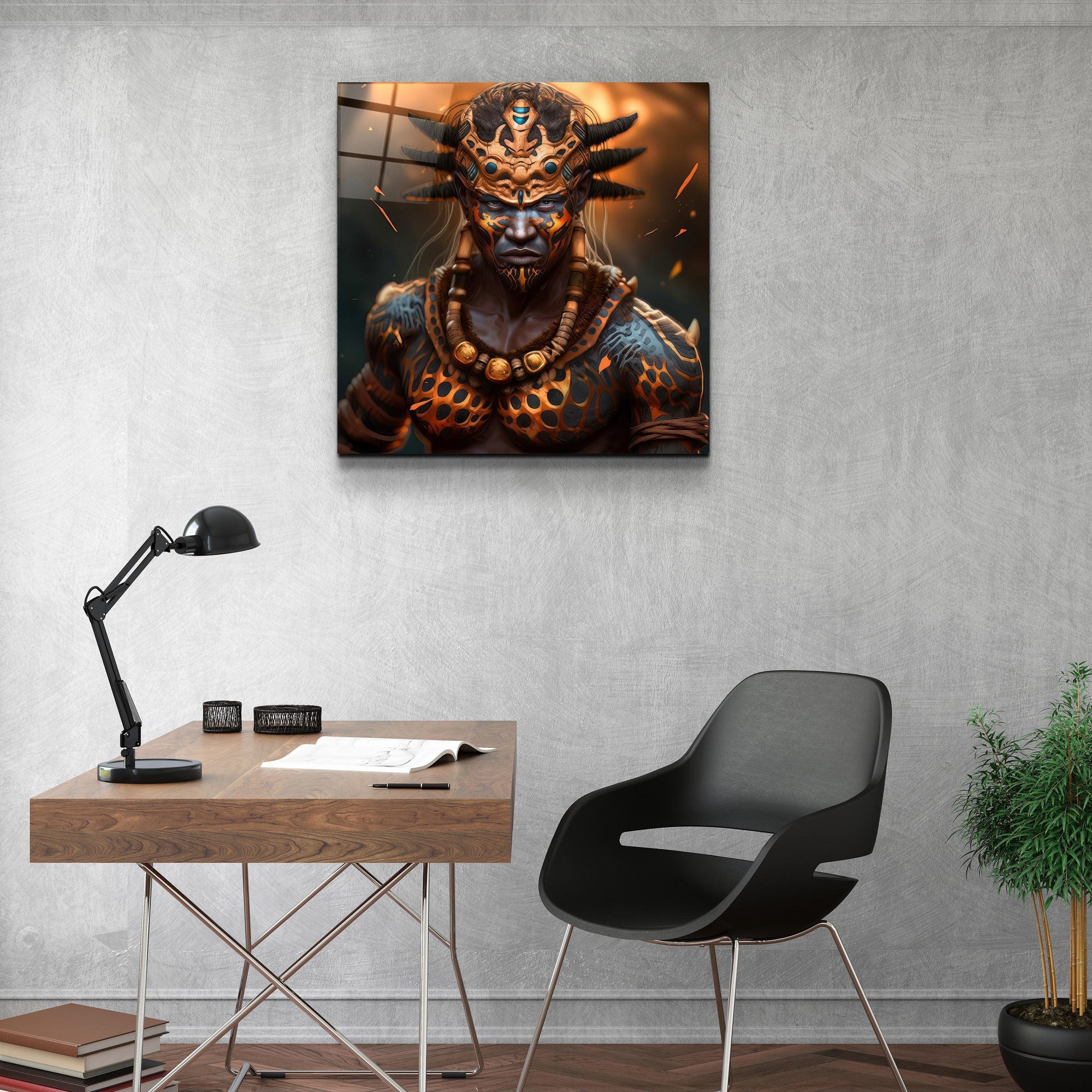 ."Warriors 2". Secret World Collection Glass Wall Art - ArtDesigna Glass Printing Wall Art