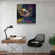 ."Painter Octo". Designers Collection Glass Wall Art - ArtDesigna Glass Printing Wall Art