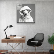 ."Stylish Dogs - V1". Designer's Collection Glass Wall Art - ArtDesigna Glass Printing Wall Art
