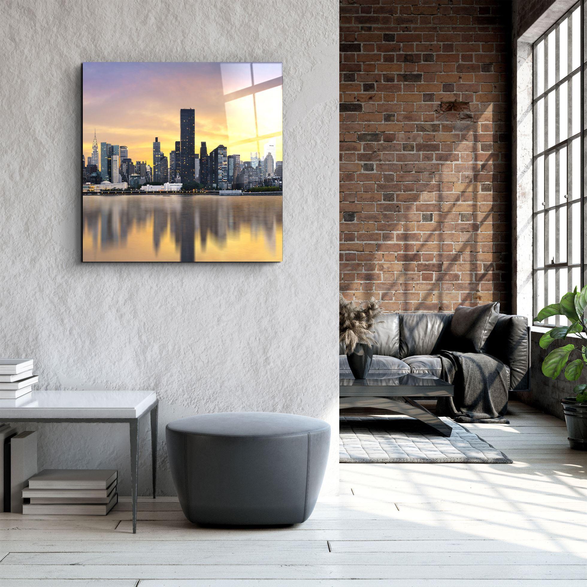 ・"Downtown (City Center)"・Glass Wall Art - ArtDesigna Glass Printing Wall Art