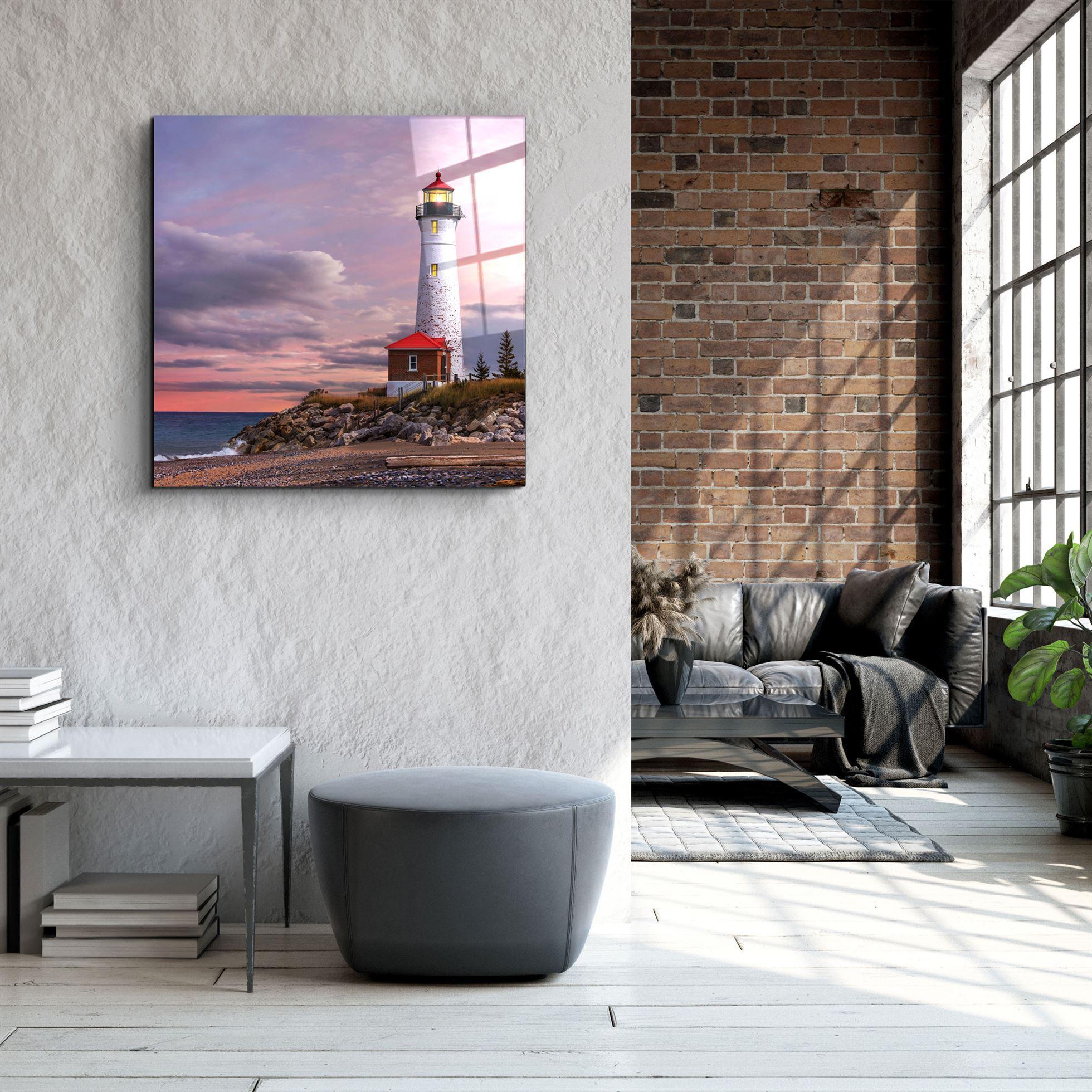 ・"Lighthouse"・Glass Wall Art - ArtDesigna Glass Printing Wall Art