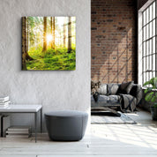 ・"Forest"・Glass Wall Art - ArtDesigna Glass Printing Wall Art