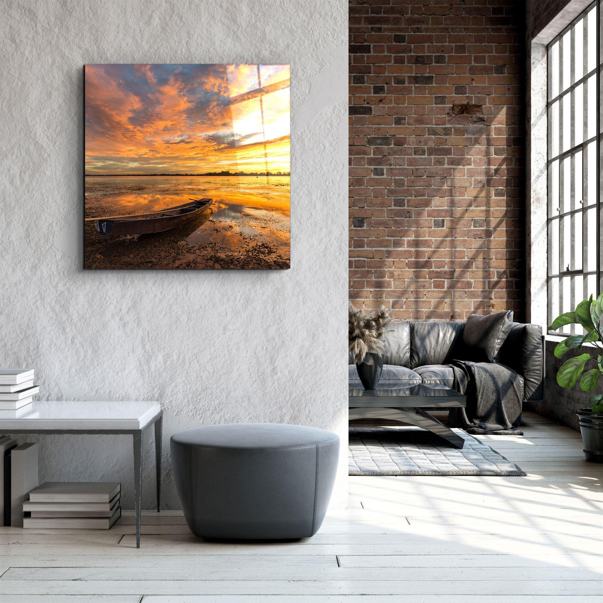 ・"Lake"・Glass Wall Art - ArtDesigna Glass Printing Wall Art