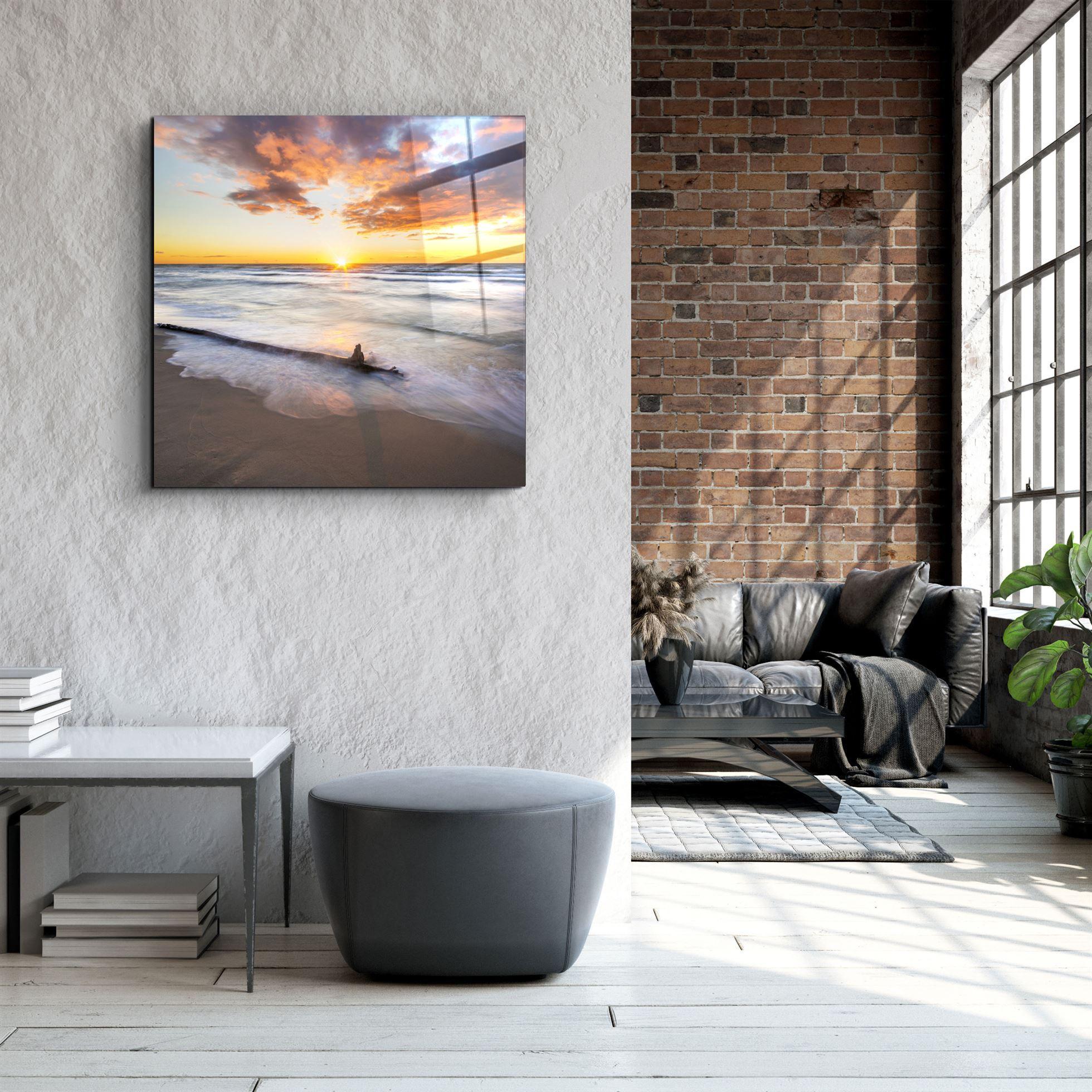 ・"Sunset"・Glass Wall Art - ArtDesigna Glass Printing Wall Art