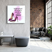 ・"Be Yourself"・Glass Wall Art - ArtDesigna Glass Printing Wall Art