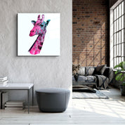 ・"Giraffe"・Glass Wall Art - ArtDesigna Glass Printing Wall Art