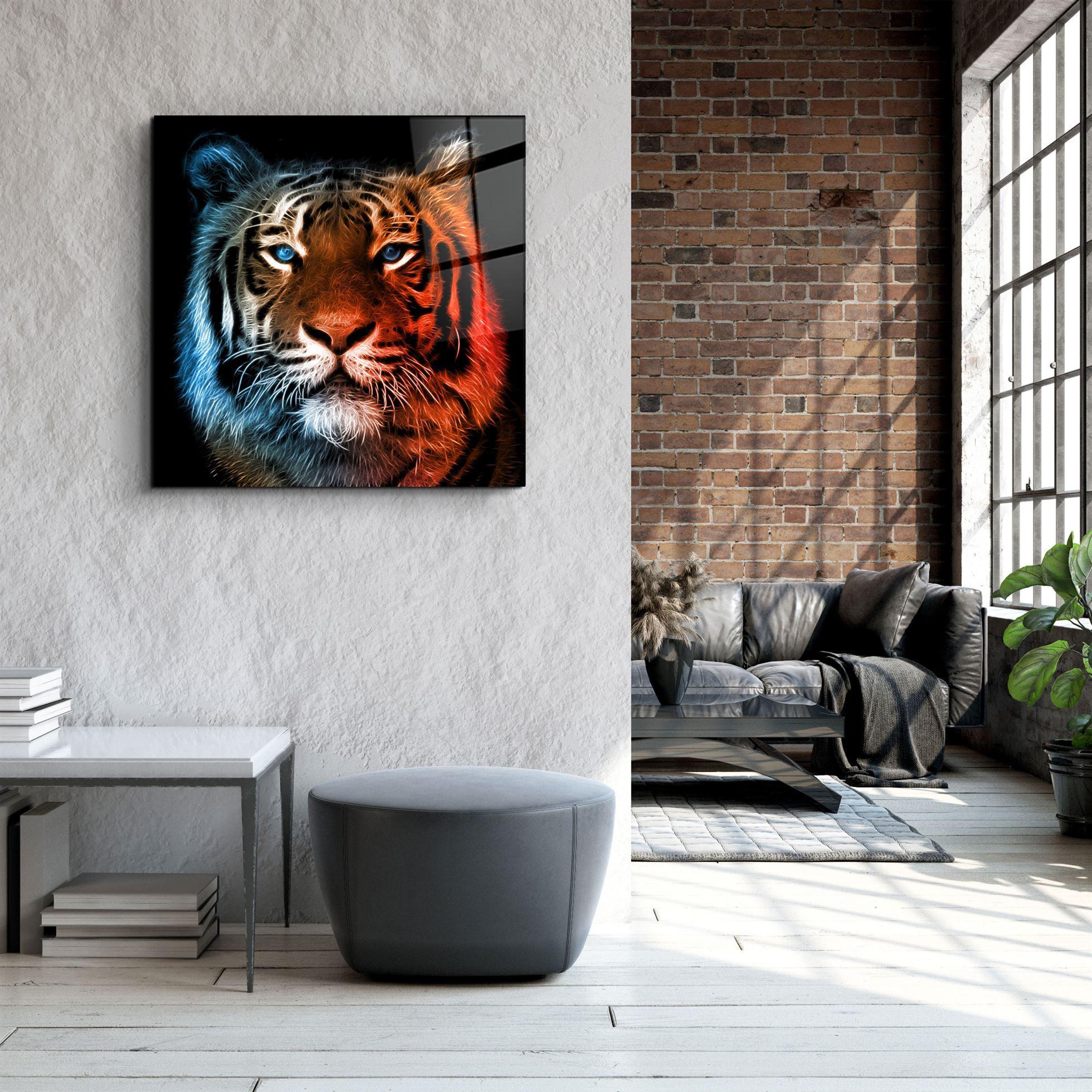 Fierce Beauty | Glass Wall Art - Artdesigna