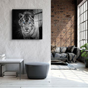Majestic Stripes | Glass Wall Art - Artdesigna