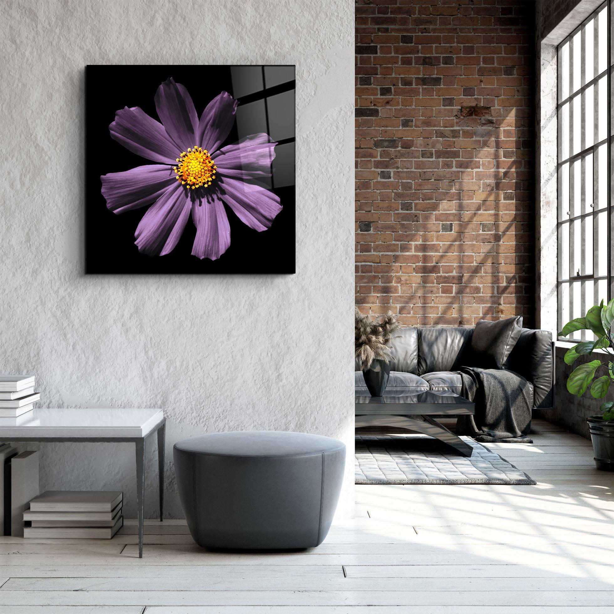 ・"Pink flower"・Glass Wall Art - ArtDesigna Glass Printing Wall Art