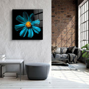 ・"Green Flower"・Glass Wall Art - ArtDesigna Glass Printing Wall Art
