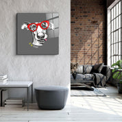 ・"I'm Fine"・Glass Wall Art - ArtDesigna Glass Printing Wall Art