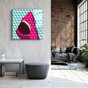 ・"Shark"・Glass Wall Art - ArtDesigna Glass Printing Wall Art