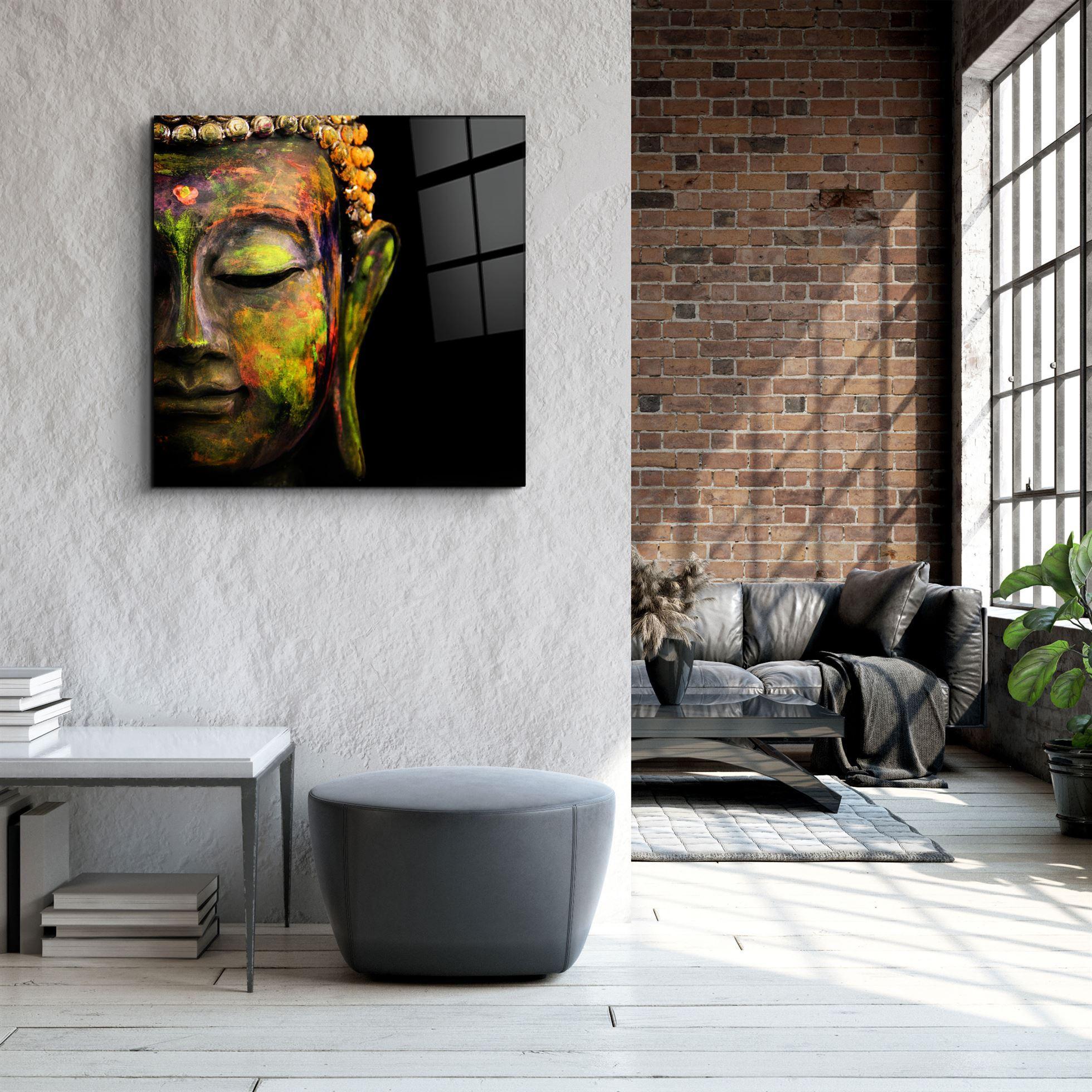 ・"Buddha"・Glass Wall Art - ArtDesigna Glass Printing Wall Art