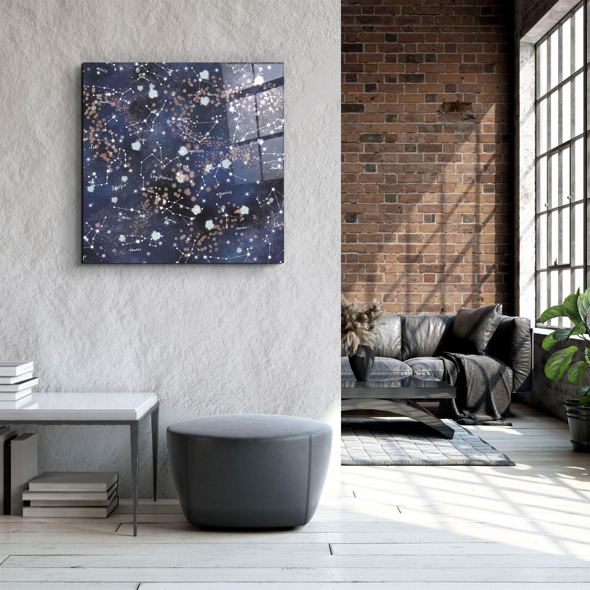 ・"Stars and Zodiacs"・Glass Wall Art - ArtDesigna Glass Printing Wall Art