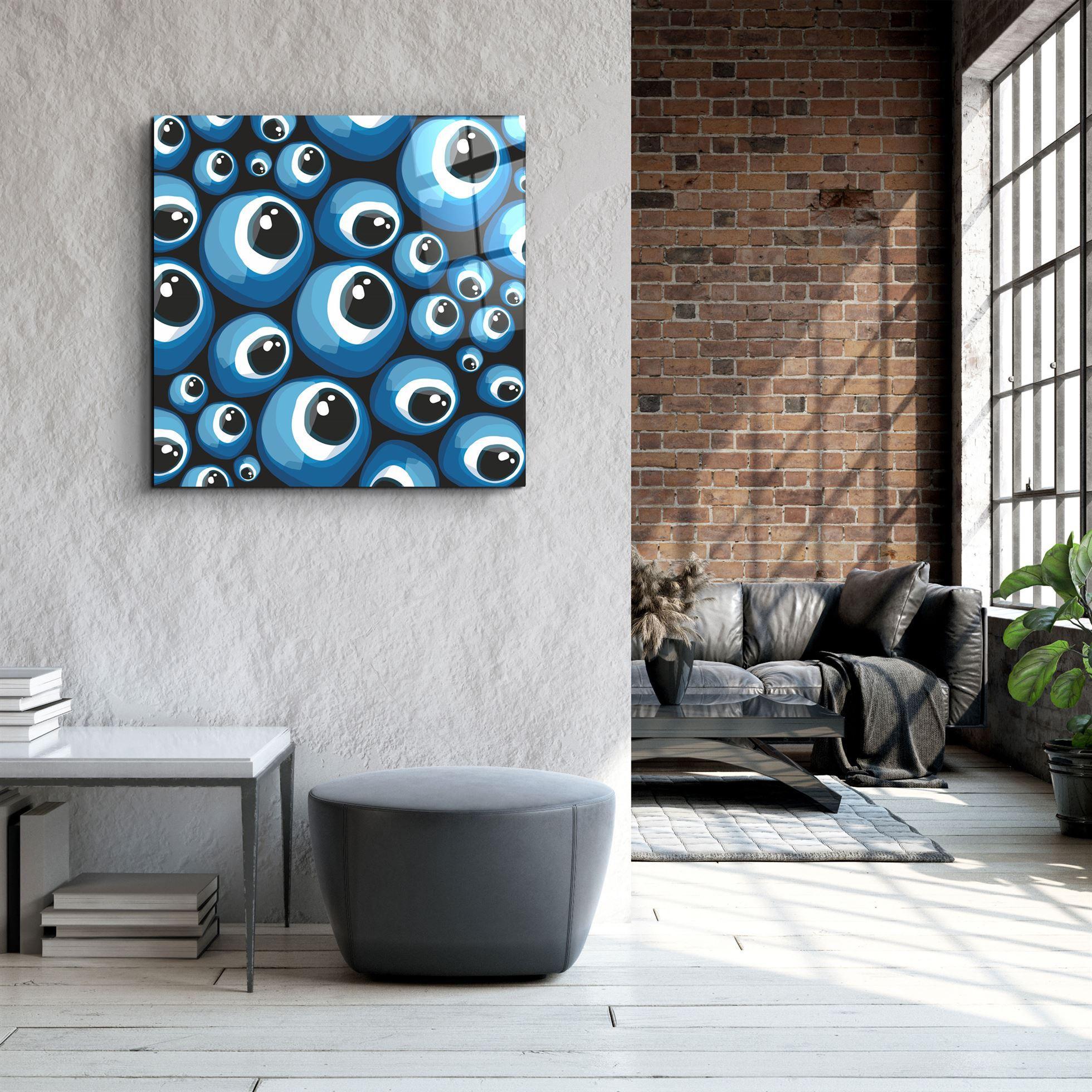 ・"Eyeballs"・Glass Wall Art - ArtDesigna Glass Printing Wall Art