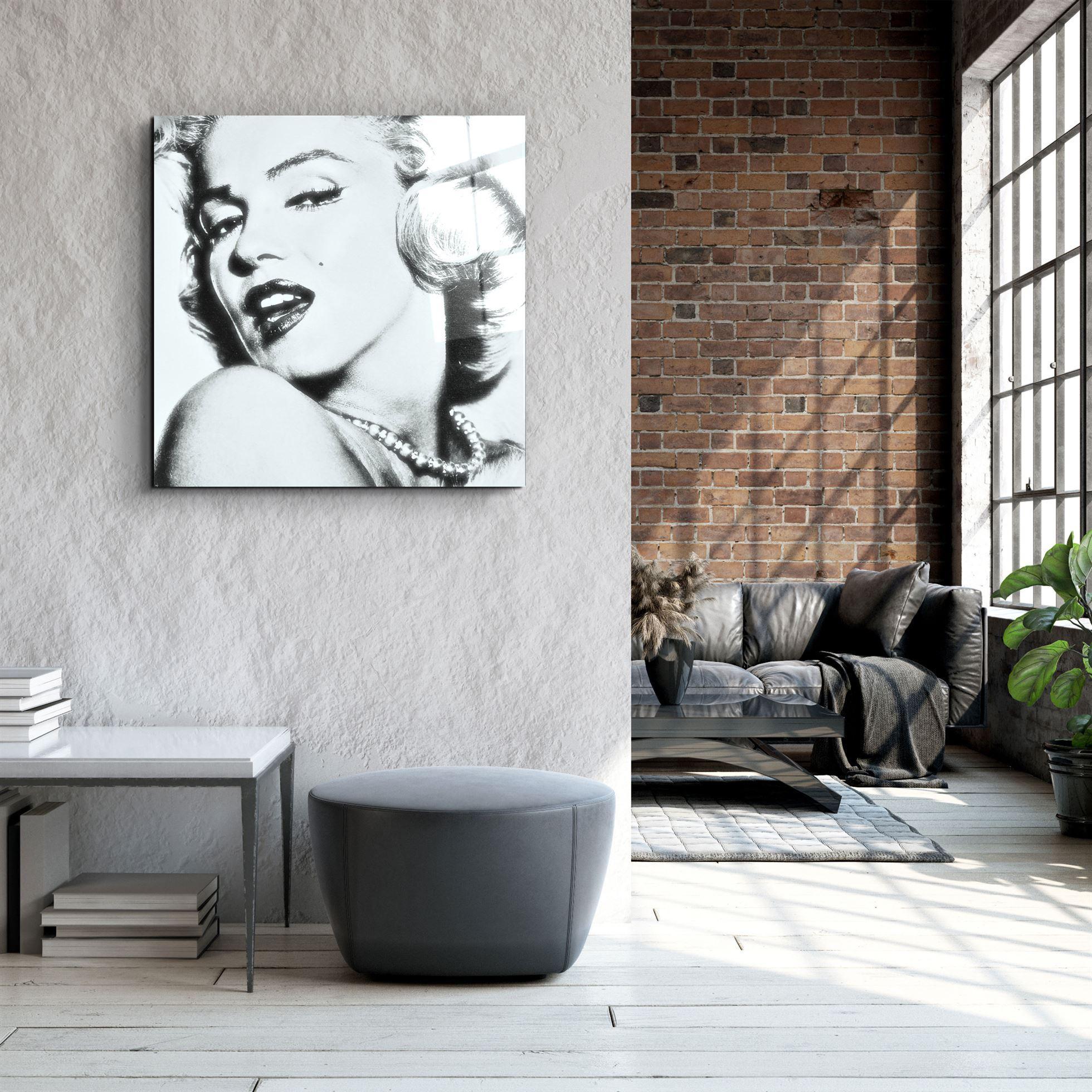 ・"Marilyn Monroe"・Glass Wall Art - ArtDesigna Glass Printing Wall Art