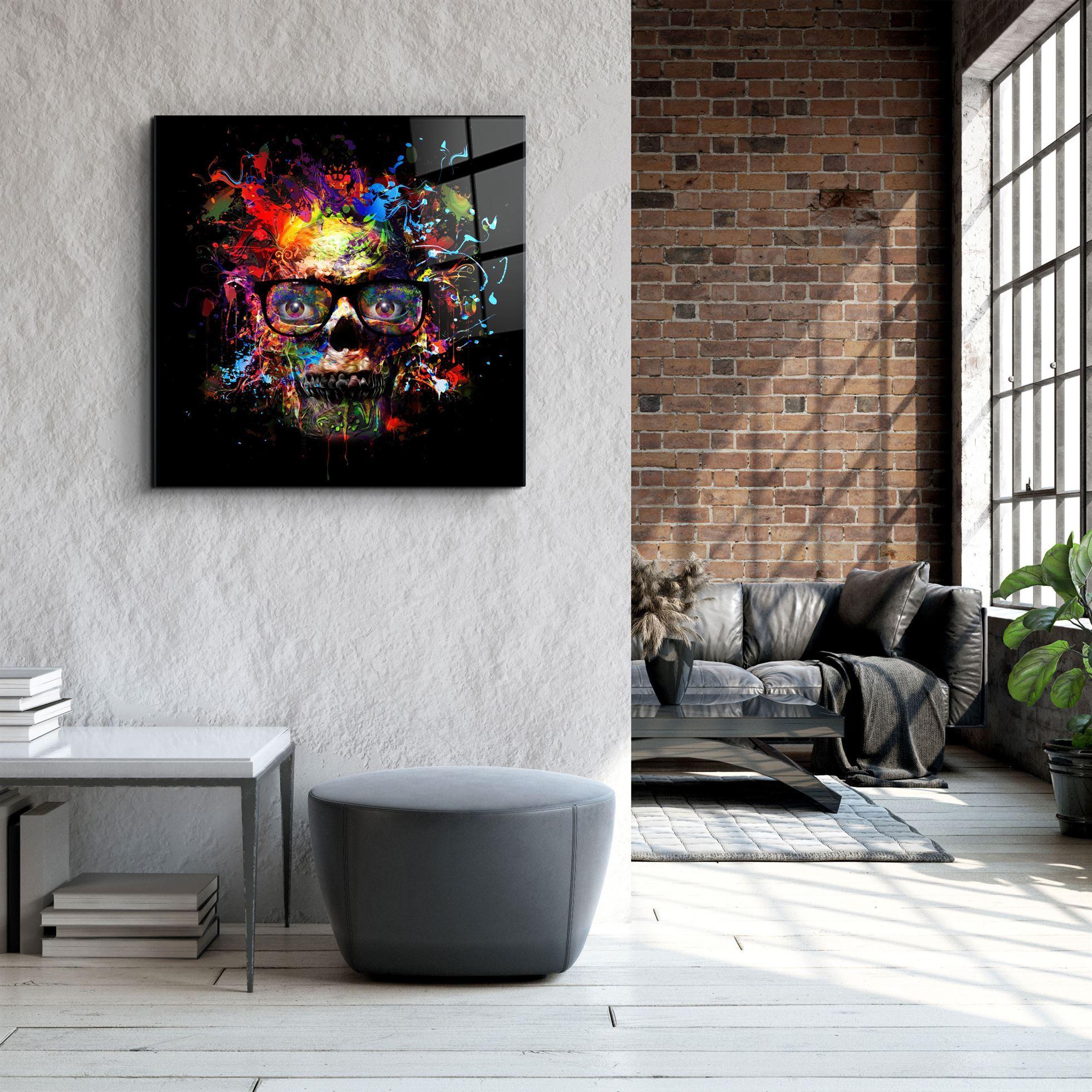 ・"Skeleton"・Glass Wall Art - ArtDesigna Glass Printing Wall Art