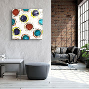 ・"Abstract Circles"・Glass Wall Art - ArtDesigna Glass Printing Wall Art