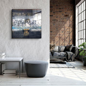 ・"Abstractface"・Glass Wall Art - ArtDesigna Glass Printing Wall Art