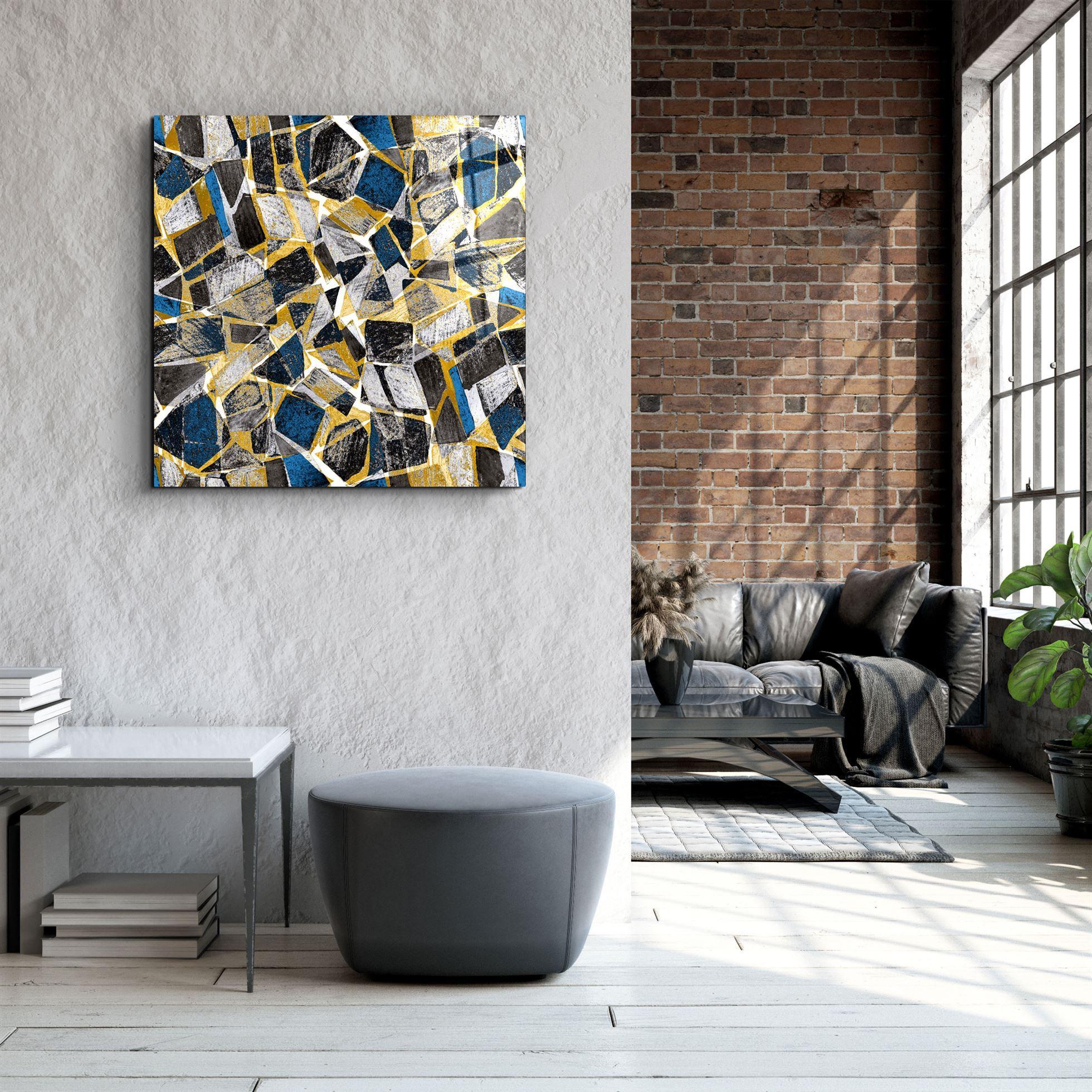 ・"Abstractstone"・Glass Wall Art - ArtDesigna Glass Printing Wall Art