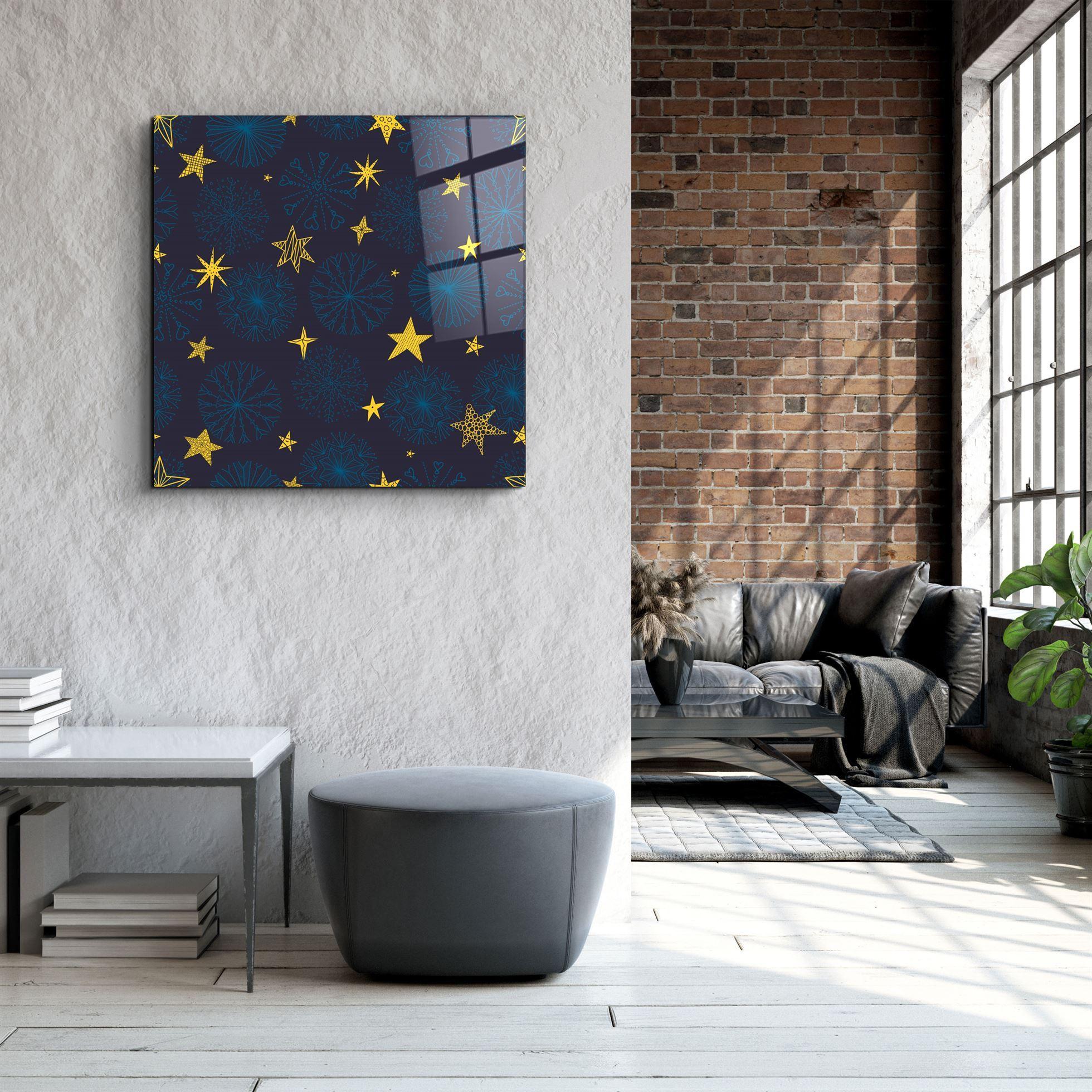 ・"Starz"・Glass Wall Art - ArtDesigna Glass Printing Wall Art