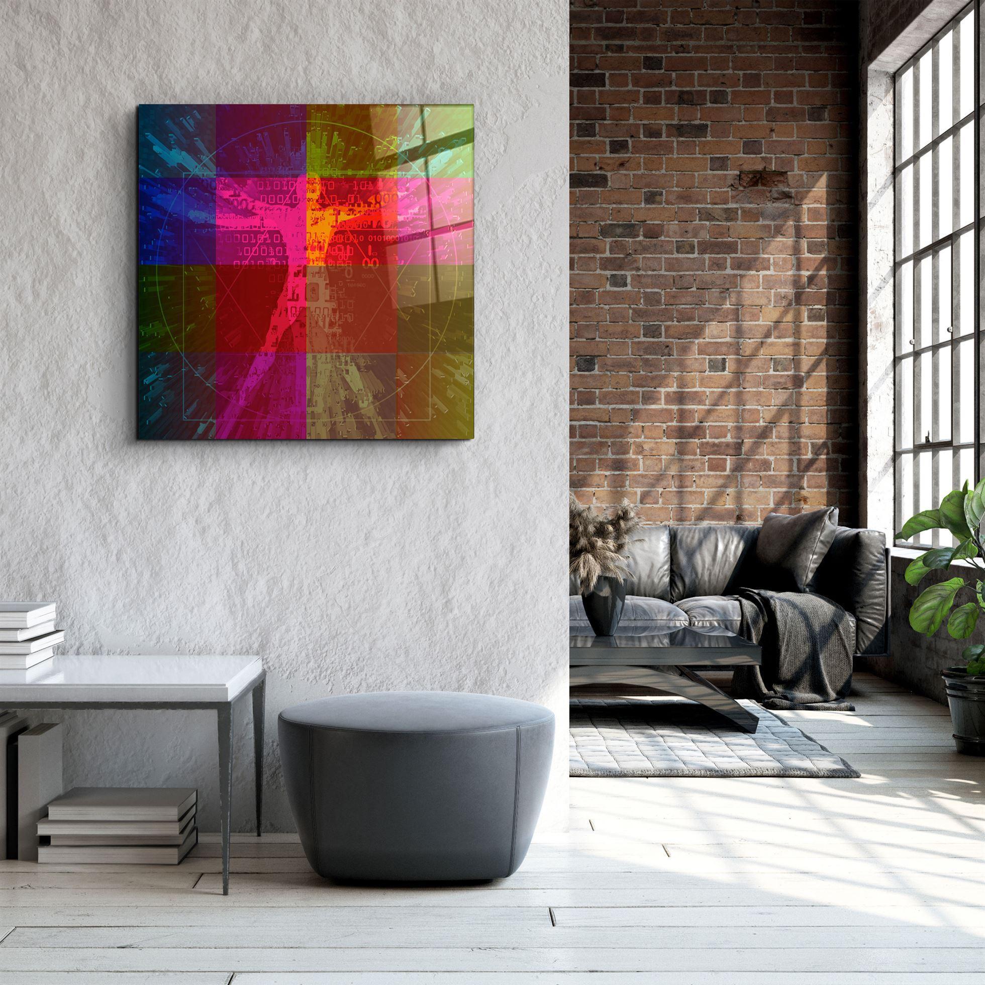 ・"Absctract Colors"・Glass Wall Art - ArtDesigna Glass Printing Wall Art