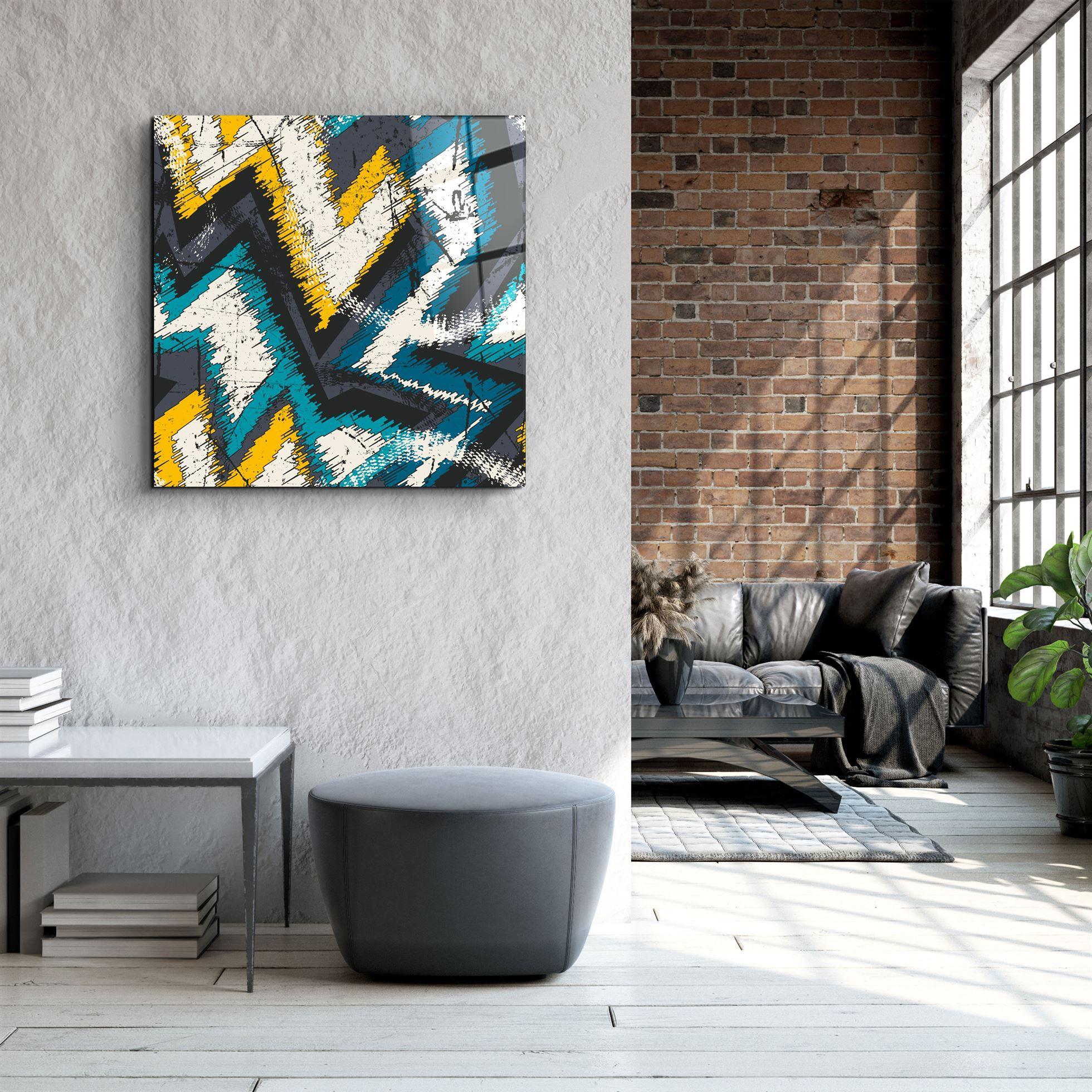 ・"Absctract Colors"・Glass Wall Art - ArtDesigna Glass Printing Wall Art