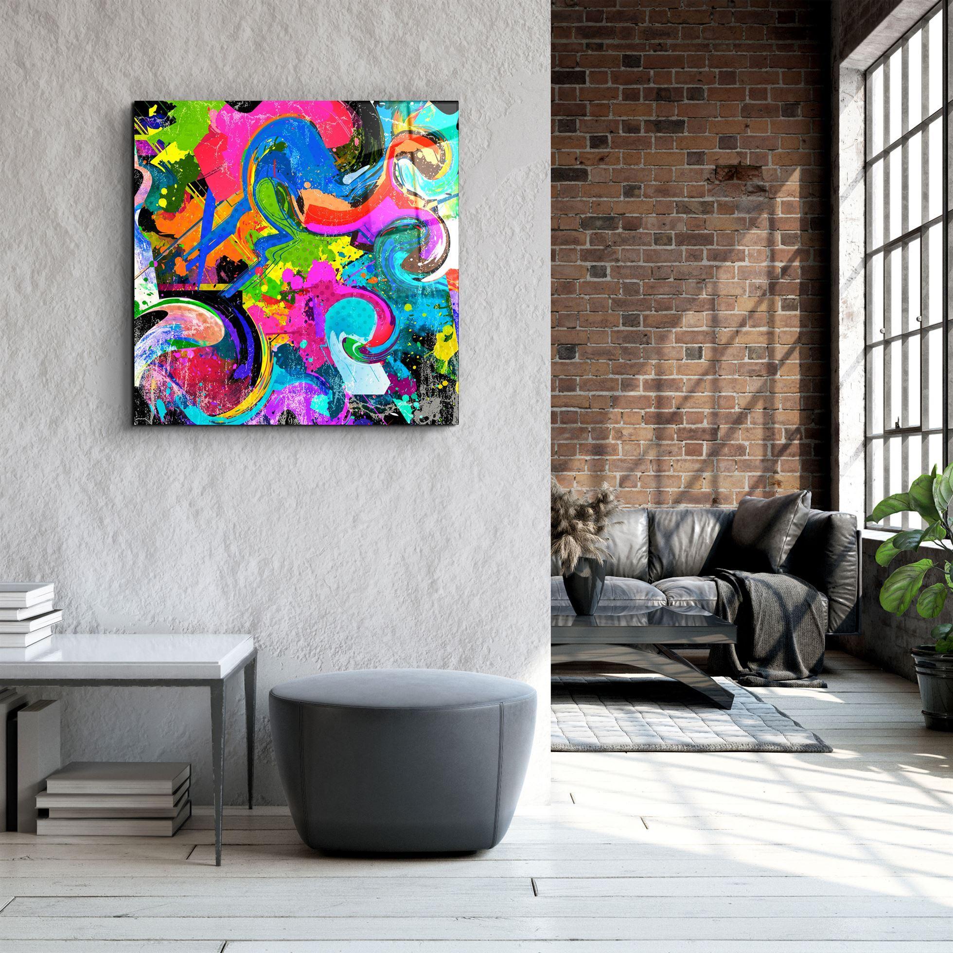 ・"Color Mix"・Glass Wall Art - ArtDesigna Glass Printing Wall Art