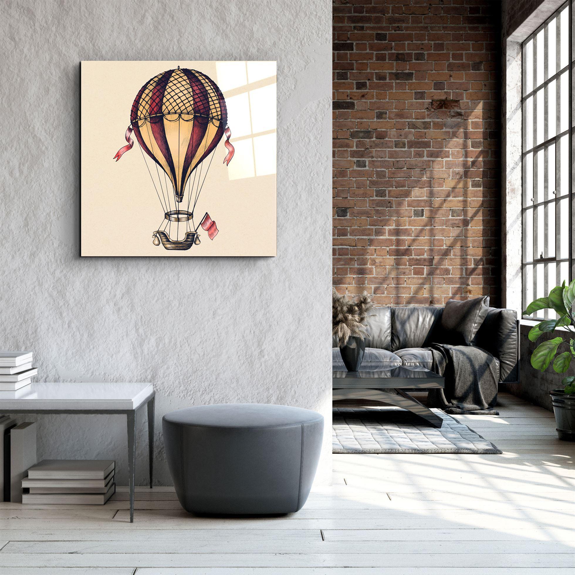 ・"The Baloon"・Glass Wall Art - ArtDesigna Glass Printing Wall Art