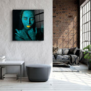 ・"Dreamer Green"・Glass Wall Art - ArtDesigna Glass Printing Wall Art
