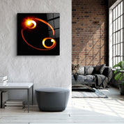 ."Cancer Zodiac Symbol". Glass Wall Art - ArtDesigna Glass Printing Wall Art