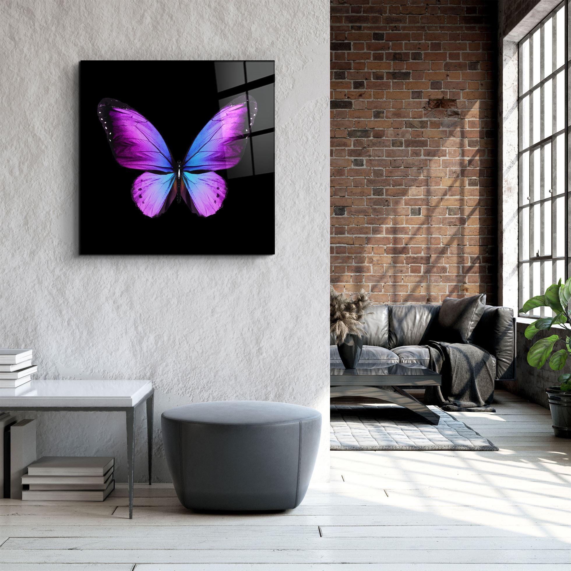 ・"Butterfly"・Glass Wall Art - ArtDesigna Glass Printing Wall Art