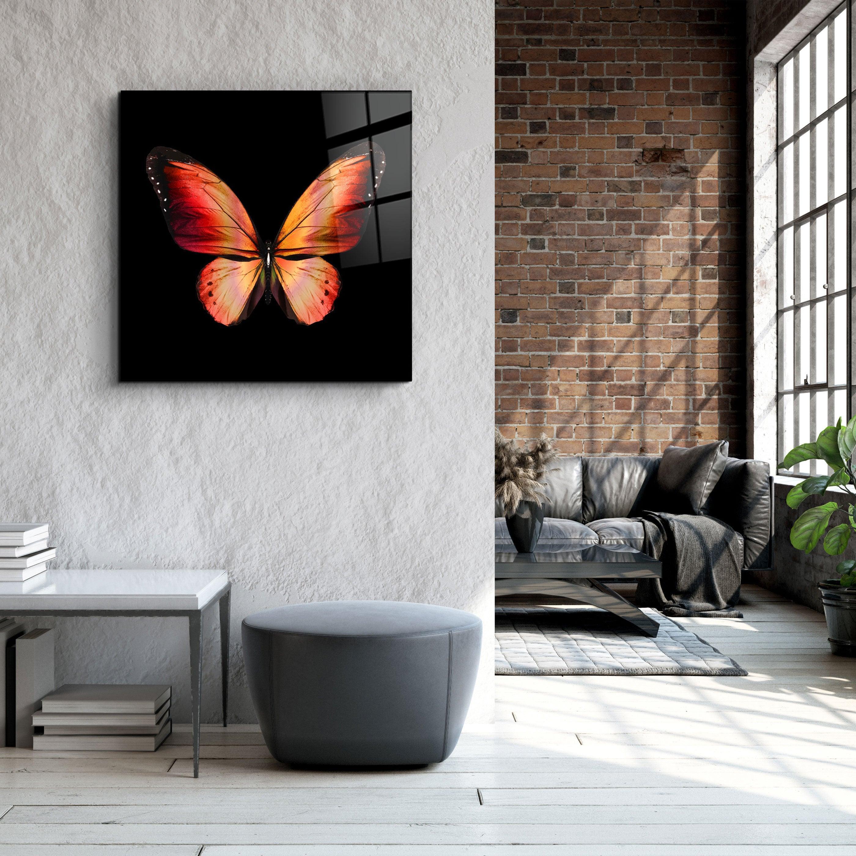・"Butterfly"・Glass Wall Art - ArtDesigna Glass Printing Wall Art