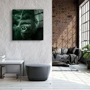 ・"Gorilla"・Glass Wall Art - ArtDesigna Glass Printing Wall Art