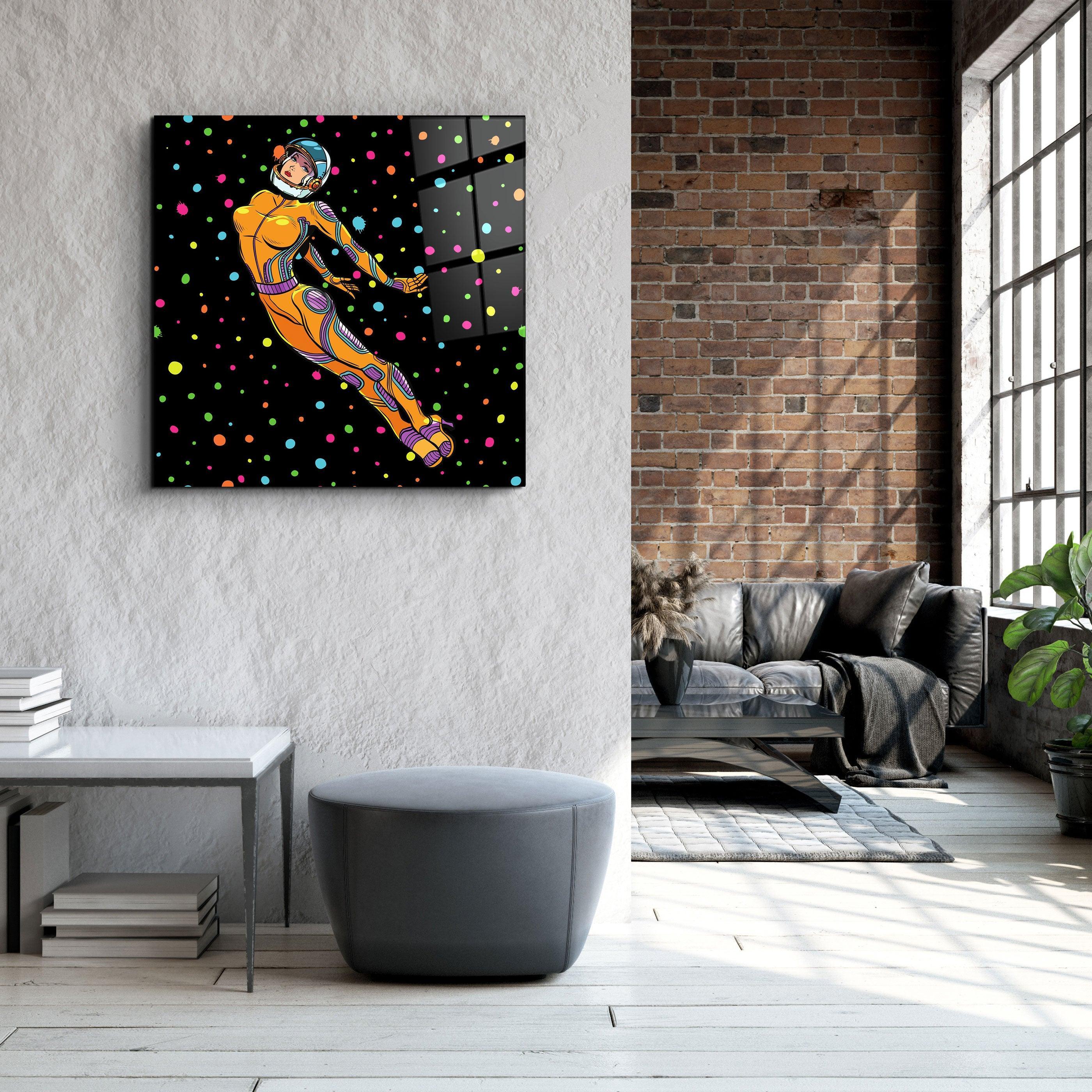 ・"Flying Inside Bubbles"・Glass Wall Art - ArtDesigna Glass Printing Wall Art