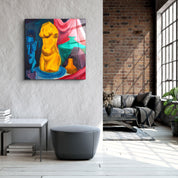 ・"The Body"・Hand-Drawn Image - Glass Wall Art - ArtDesigna Glass Printing Wall Art