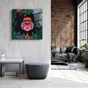 ・"Animal Republic-Orangutan"・Designers Collection Glass Wall Art - ArtDesigna Glass Printing Wall Art