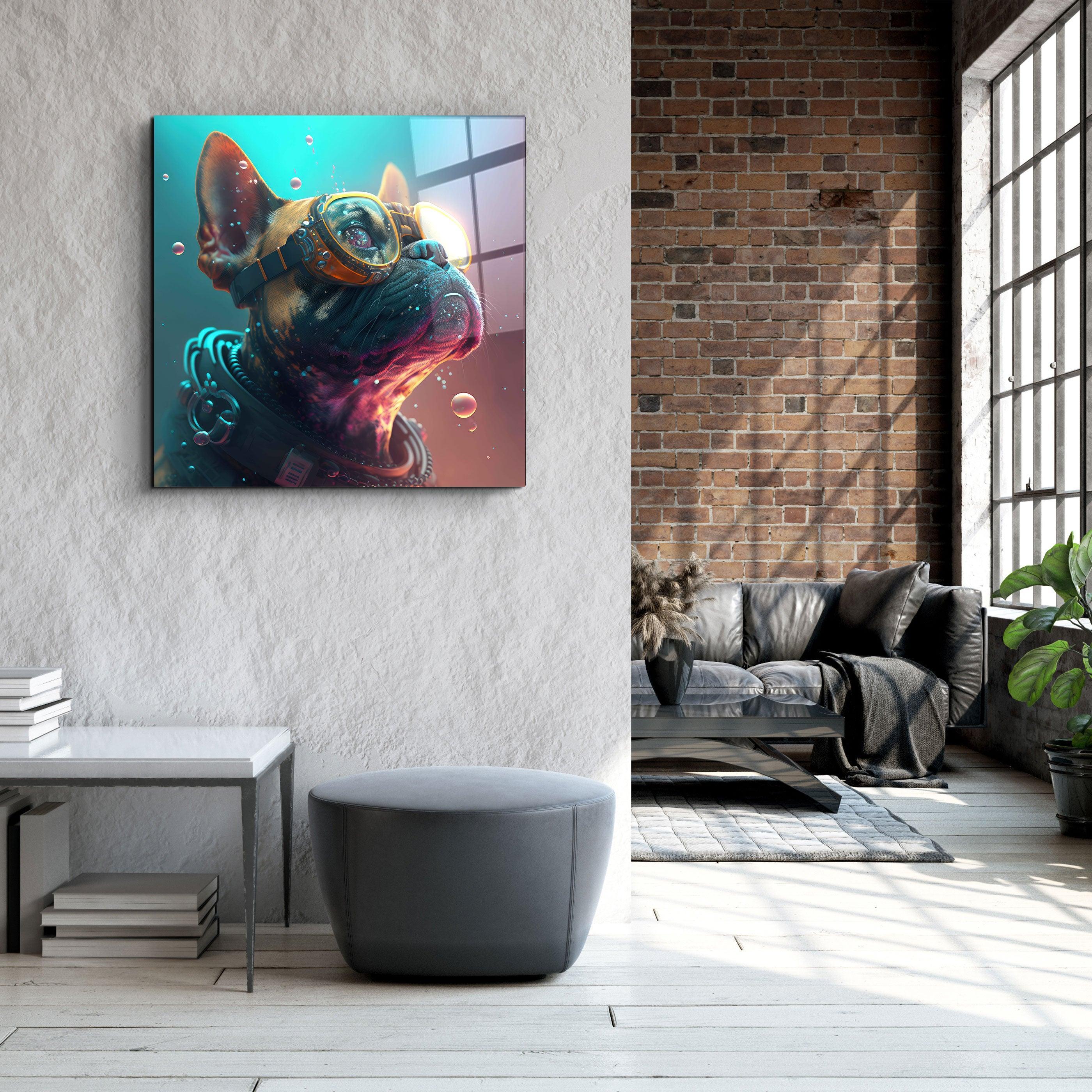 ."Gatekeeper". Secret World Collection Glass Wall Art - ArtDesigna Glass Printing Wall Art