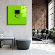 ."GameBoy". Designer's Collection Glass Wall Art - ArtDesigna Glass Printing Wall Art