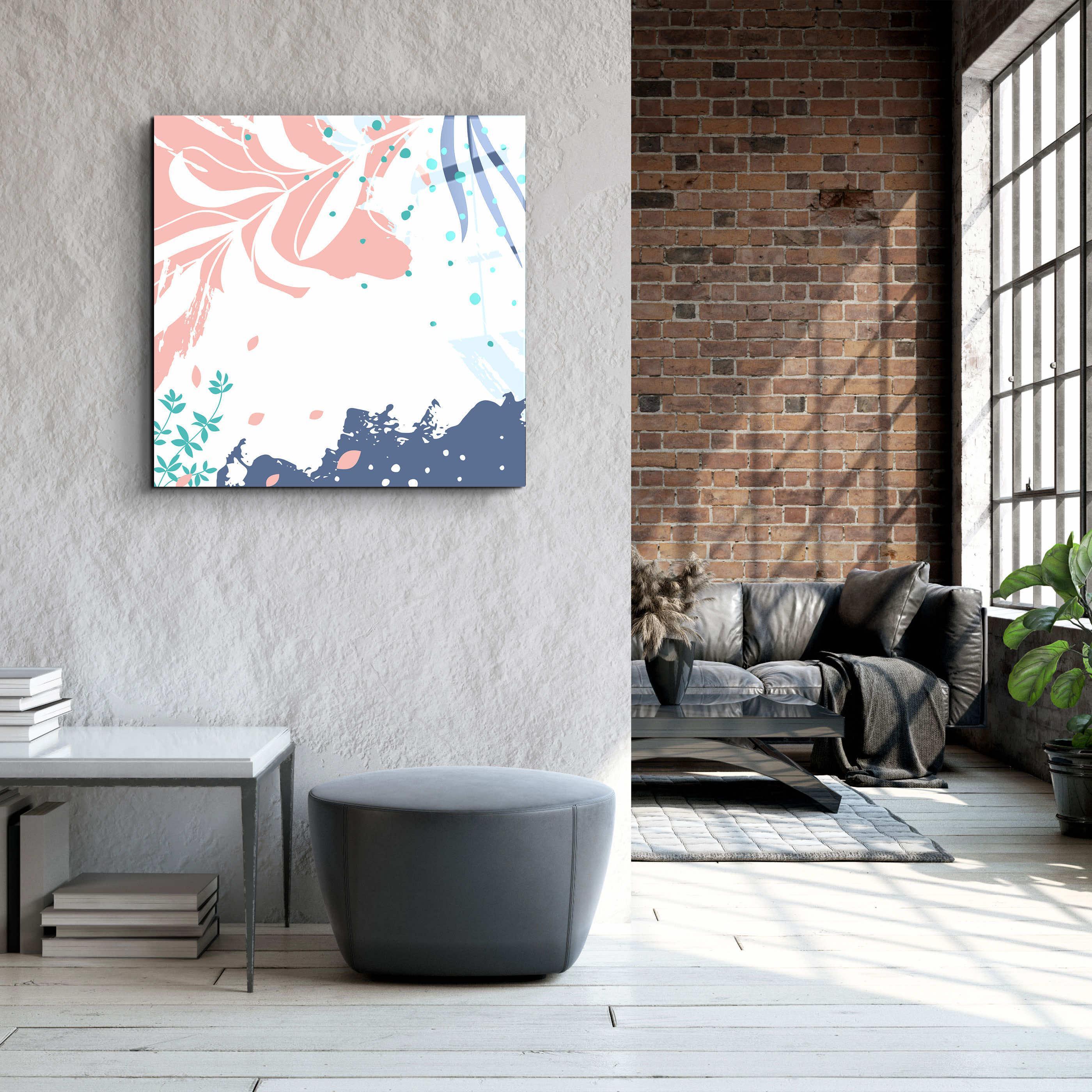 ."Pastel Patterns V3". Designer's Collection Glass Wall Art - ArtDesigna Glass Printing Wall Art