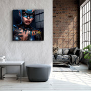 ."Tattooed v5". Designer's Collection Glass Wall Art - ArtDesigna Glass Printing Wall Art