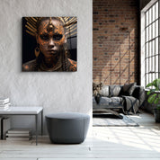 ."Woman Warriors 2". Secret World Collection Glass Wall Art - ArtDesigna Glass Printing Wall Art