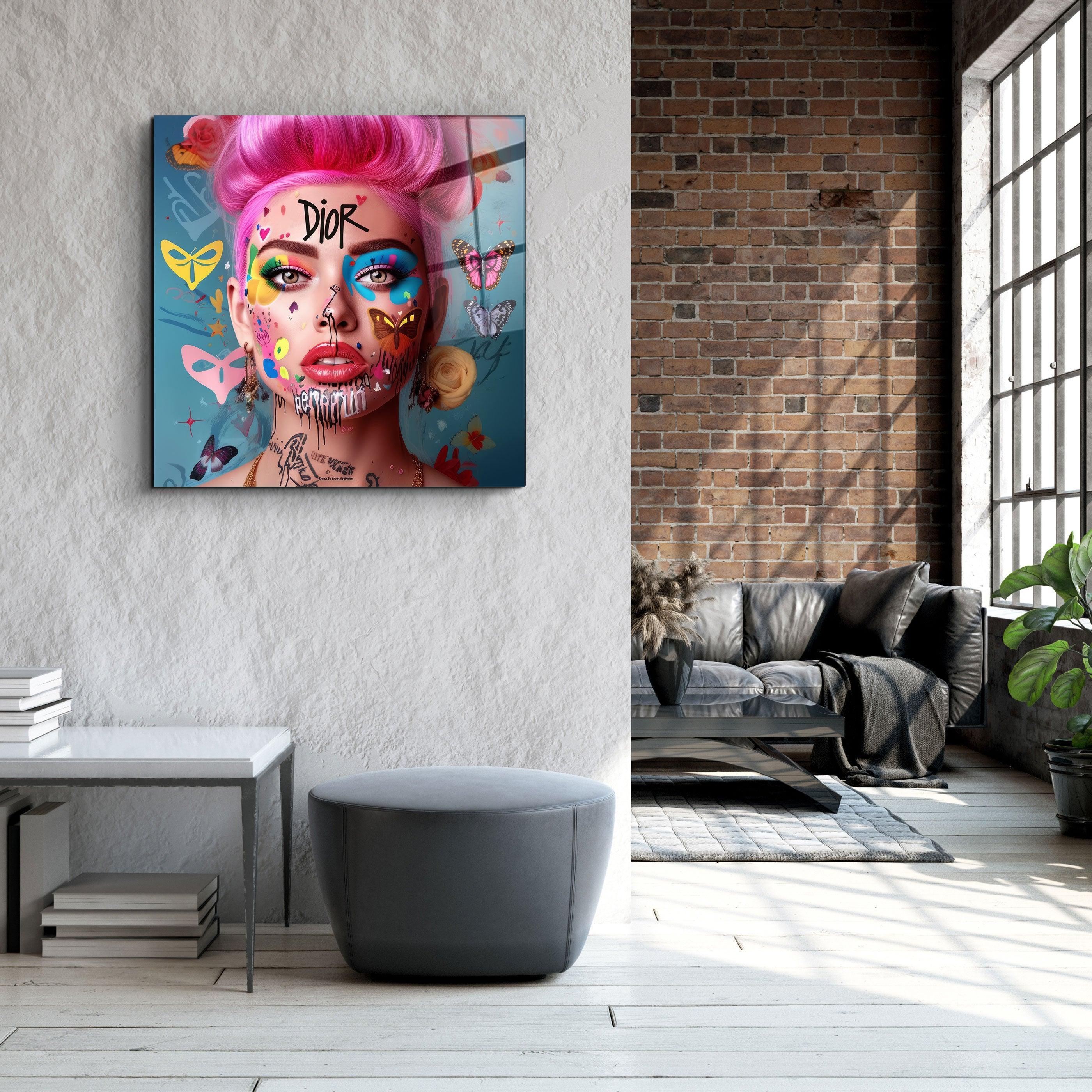 ."Stylish". Designers Collection Glass Wall Art - ArtDesigna Glass Printing Wall Art